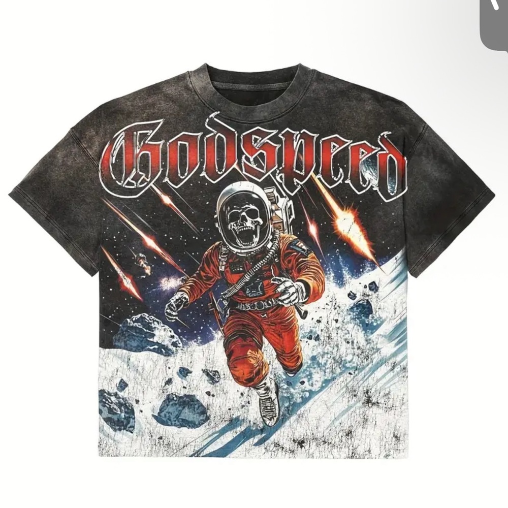 Godspeed T-Shirt - Black and Red